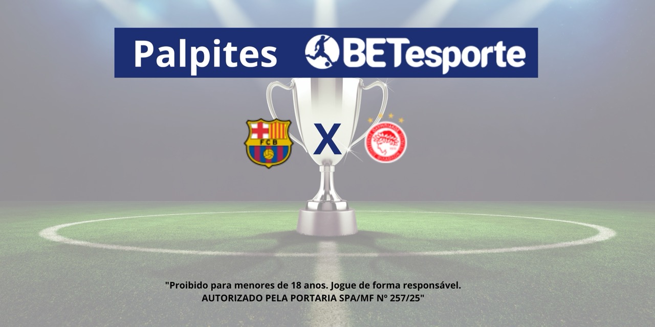 Palpite Barcelona X Olympiacos - Champions League
