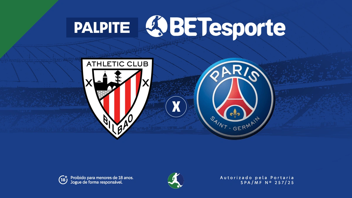 Palpite Athletic Bilbao x PSG pela Champions League
