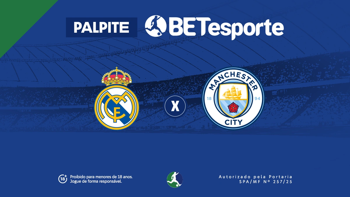 Palpite Real Madrid x Manchester City pela Champions League
