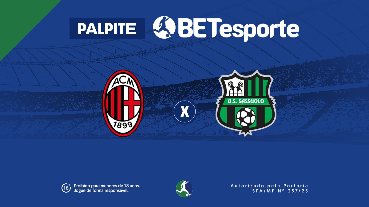 Palpite Milan x Sassuolo