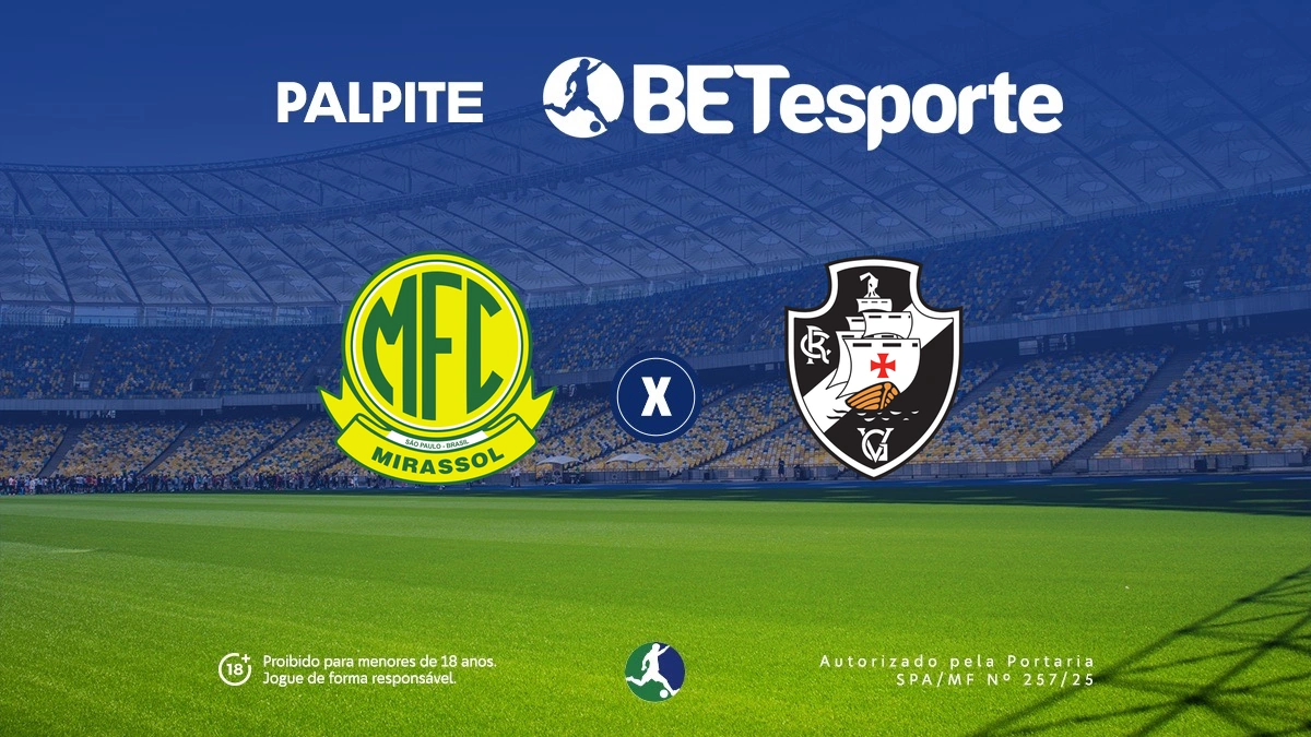 Palpite Mirassol x Vasco