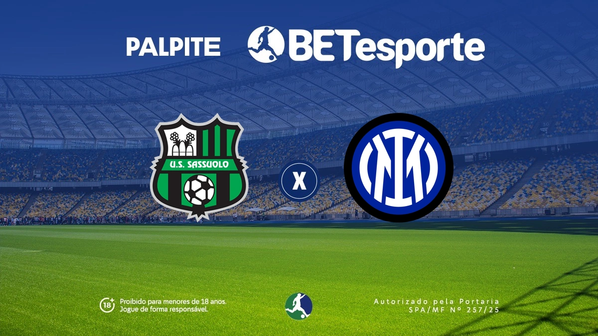Palpite Sassuolo x Inter: análise, odds e dicas na Série A