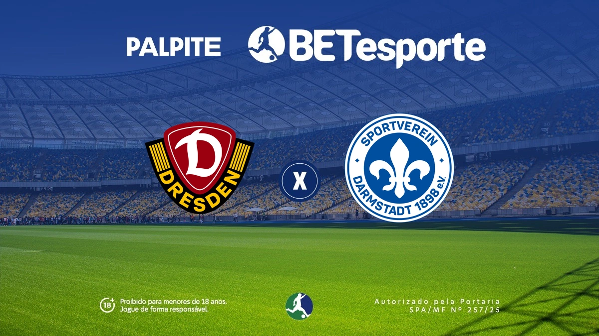Palpite Dresden x Darmstadt: análise e odds na 2ª Bundesliga