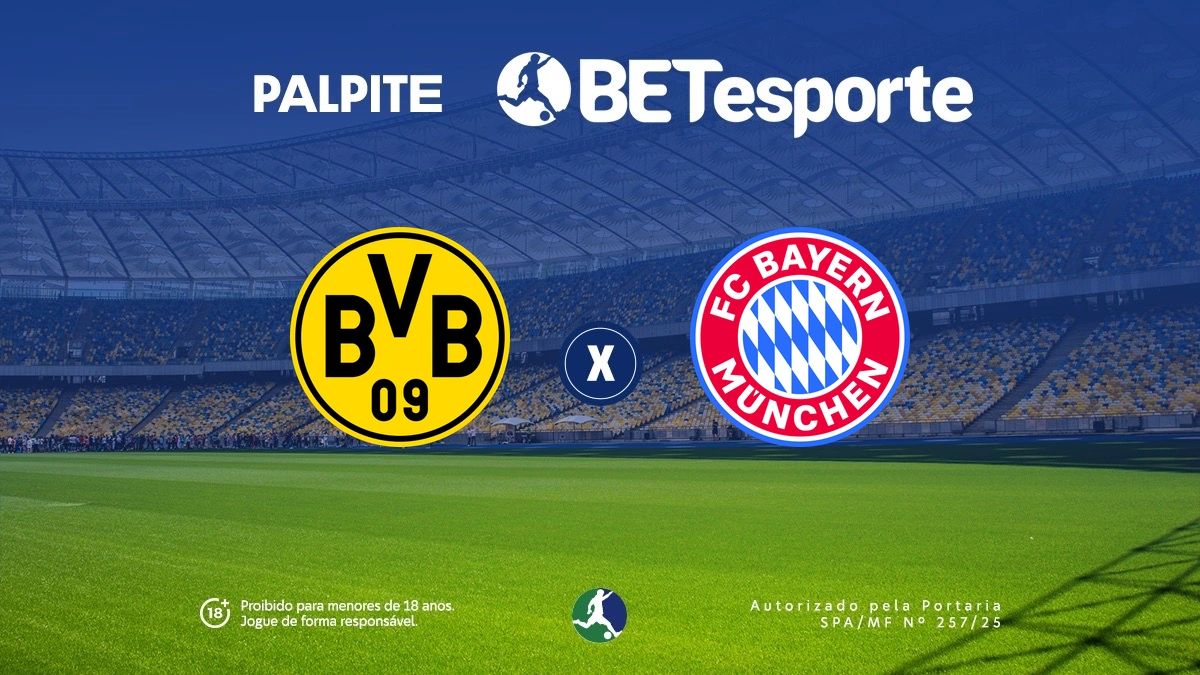 Palpite Dortmund x Bayern: análise e dicas para o clássico na Bundesliga