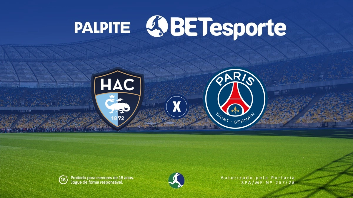 Palpite Le Havre x PSG: análise, odds e estatísticas na Ligue 1