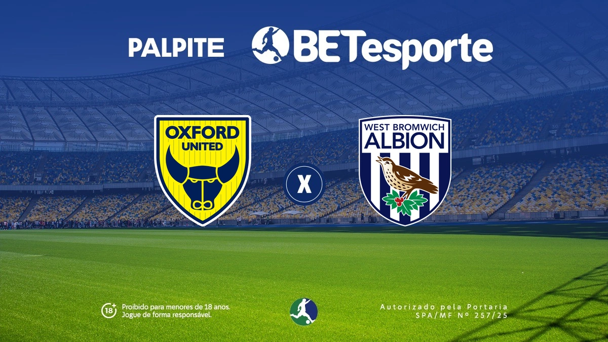 Palpite Oxford Utd x West Bromwich: análise e prognóstico na Championship