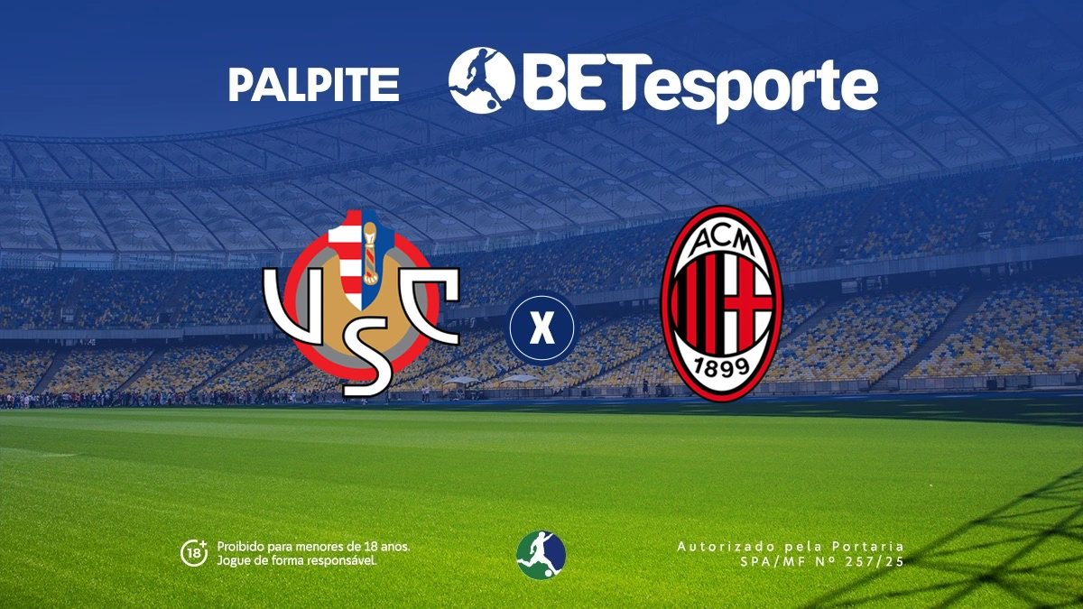 Palpite Cremonese x AC Milan: análise e odds da Série A