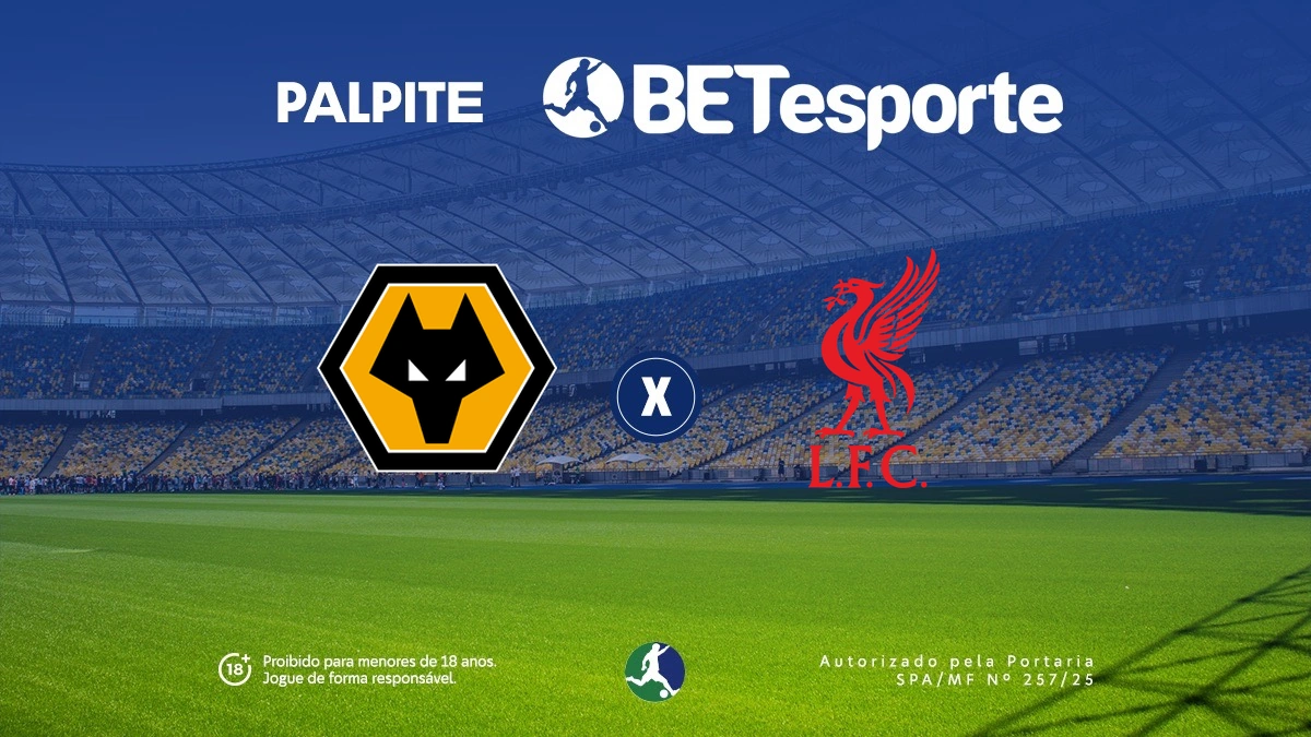 Palpite Wolverhampton x Liverpool: análise, odds e escalações na Premier League