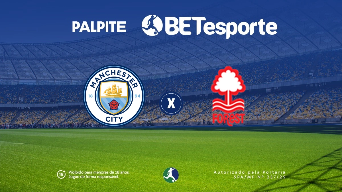 Palpite Manchester City x Nottingham Forest pela Premier League