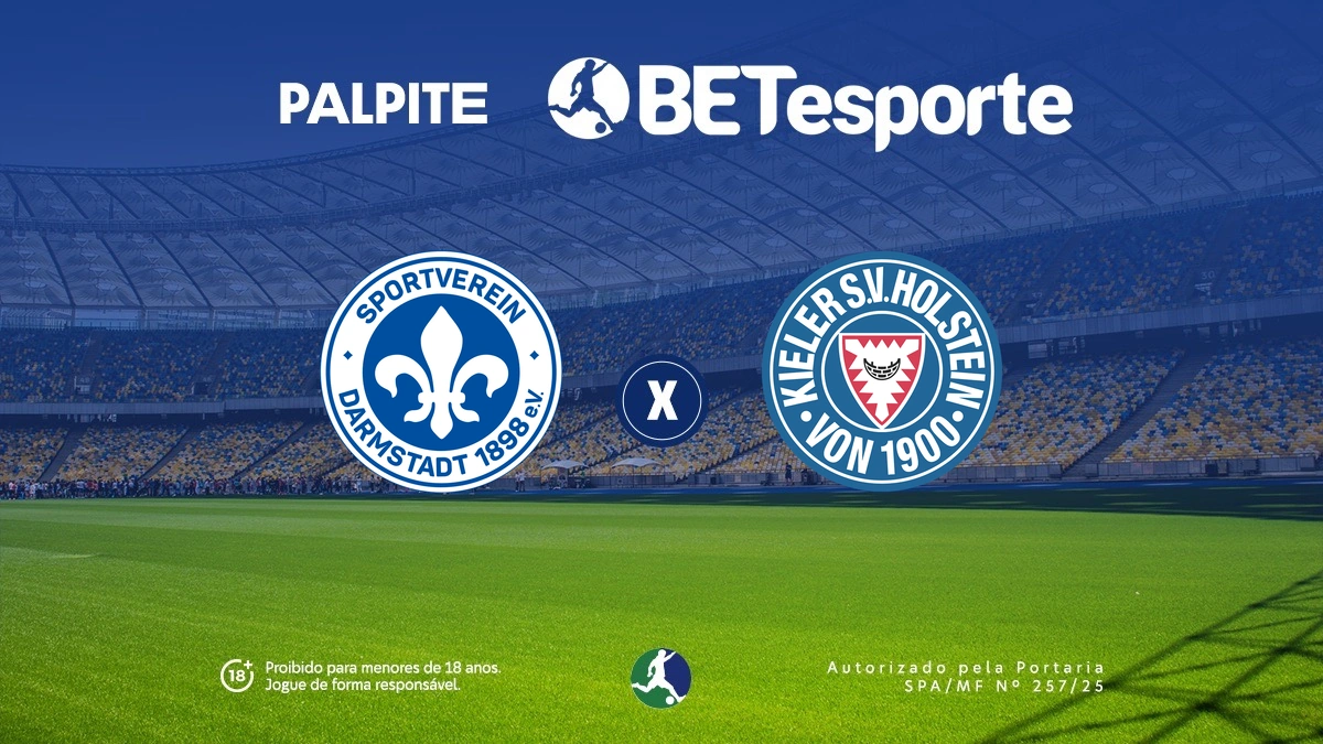 Palpite Darmstadt x Kiel: análise e odds da 2ª Bundesliga