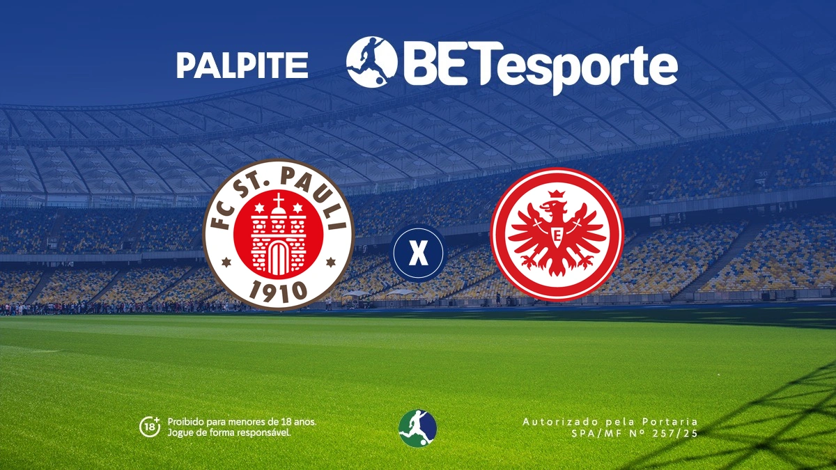 Palpite St. Pauli x Frankfurt: análise e dicas pela Bundesliga