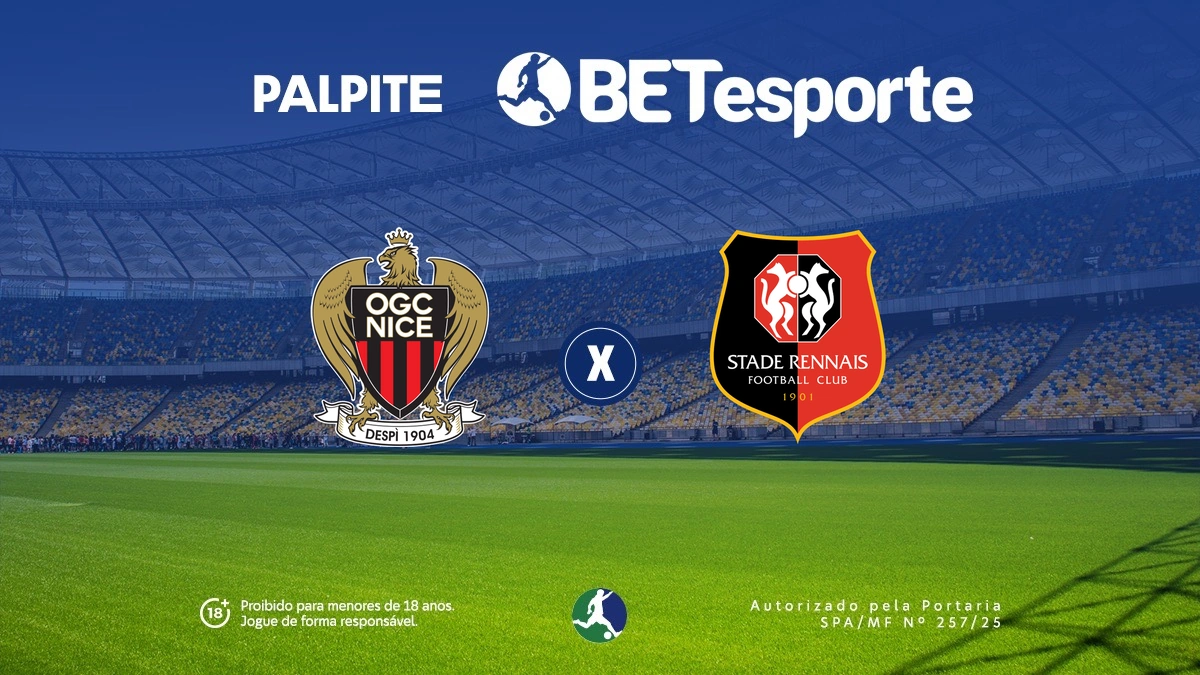 Palpite Nice x Rennes: análise, odds e prognóstico pela Ligue 1