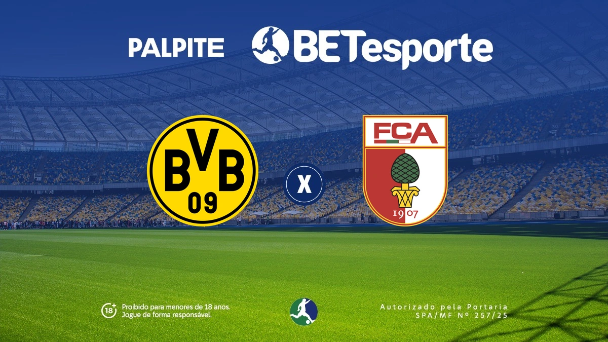 Palpite Dortmund x Augsburg: análise, odds e dicas de apostas