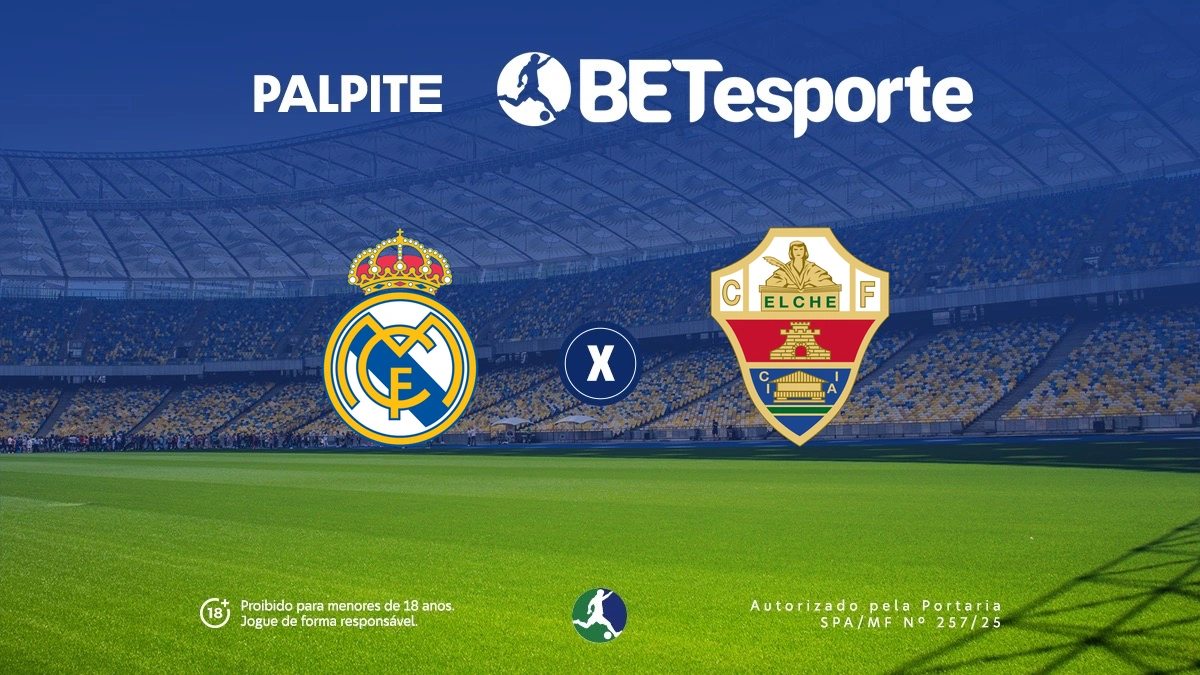 Palpite Real Madrid x Elche: análise, odds e dicas de apostas