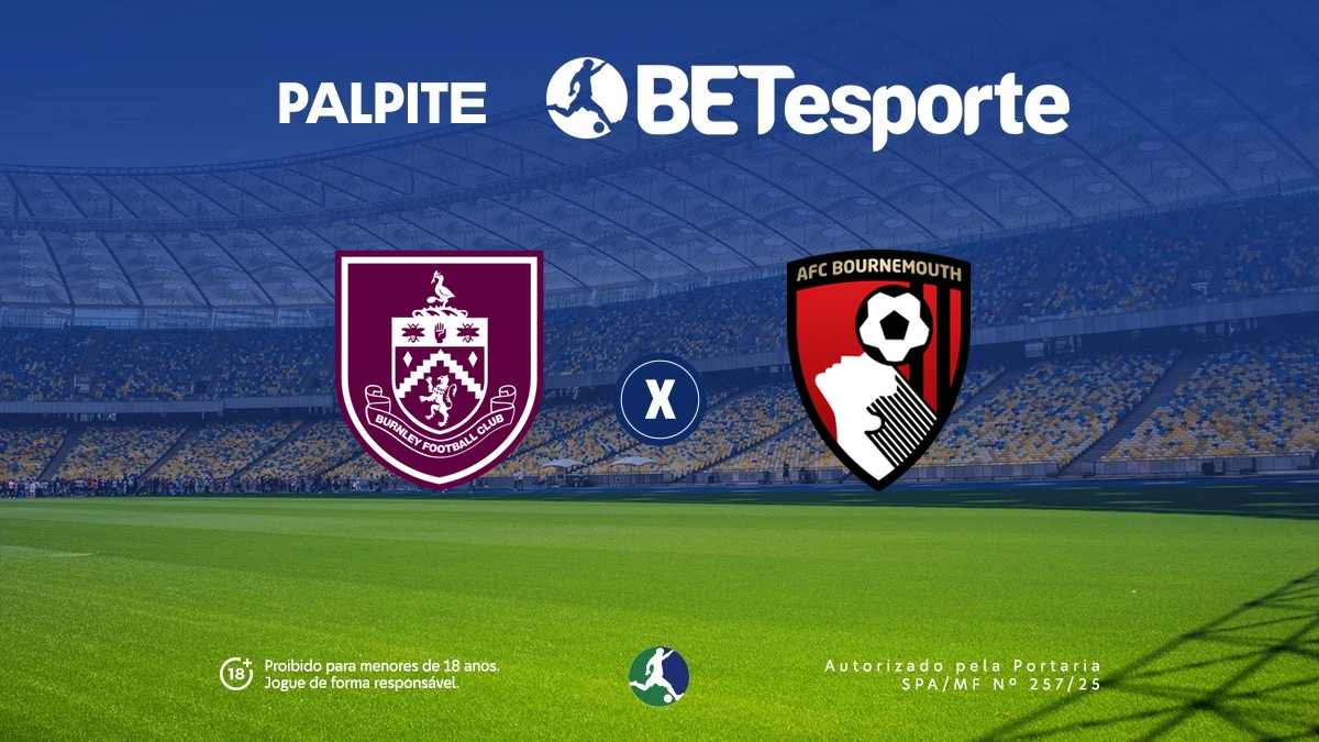 Palpite Burnley x Bournemouth: análise, odds e dicas de apostas