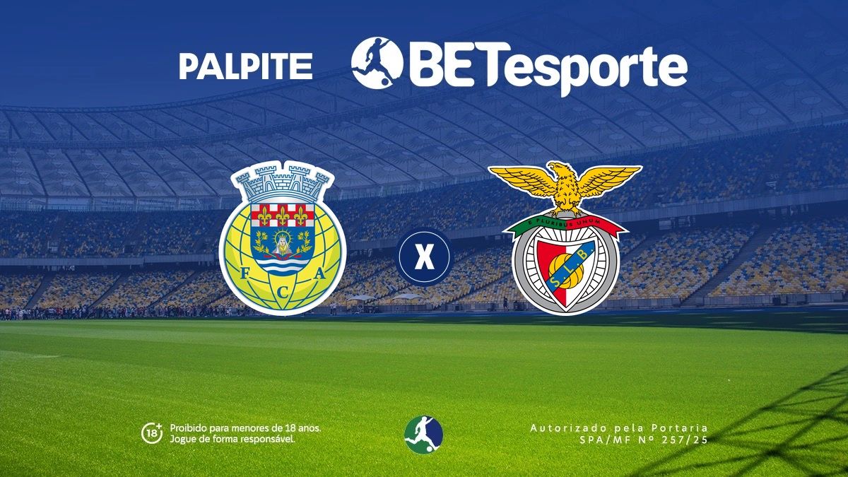 Palpite Arouca x Benfica: análise técnica, odds e dicas de apostas