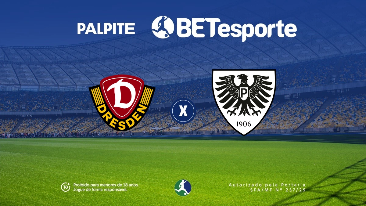 Palpite Dresden x Munster: confronto direto na 2ª Bundesliga 25/26