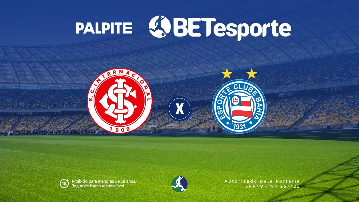 Palpite Internacional x Bahia: análise e odds pelo Brasileirão 2026