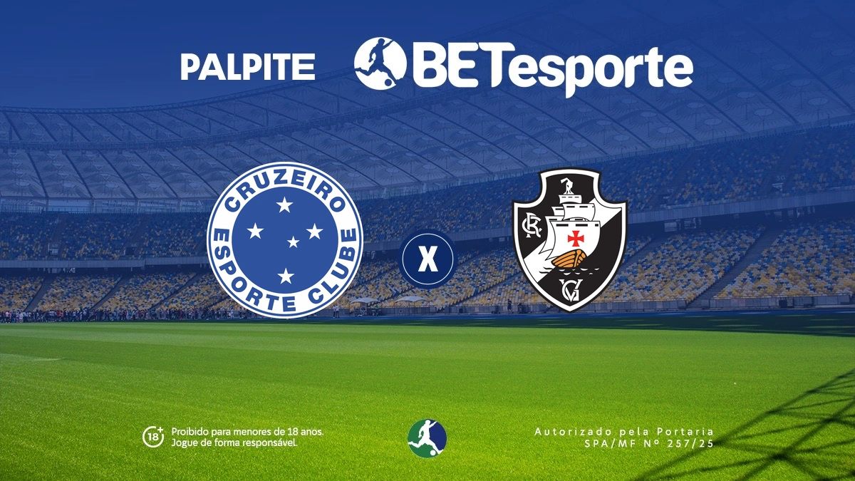 Palpite Cruzeiro x Vasco: análise e odds da 6ª rodada do Brasileirão