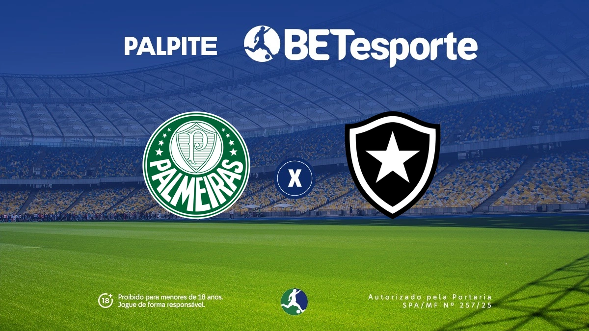 Palpite Palmeiras x Botafogo: análise e dicas pelo Brasileirão 2026