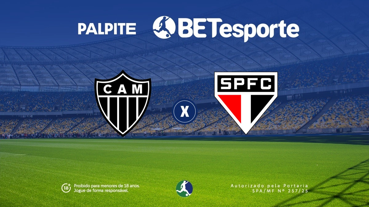 Palpite Atlético-MG x São Paulo: análise e odds pelo Brasileirão 2026
