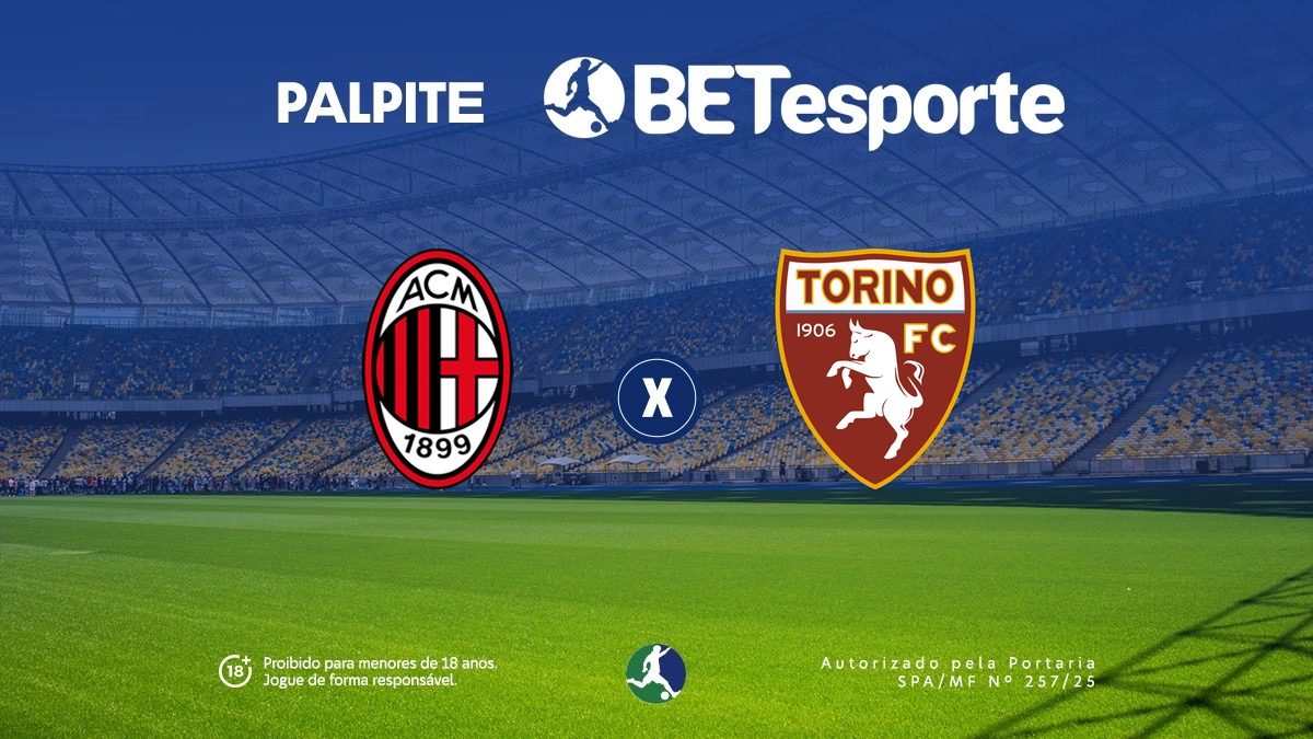 Palpite AC Milan x Torino: análise, odds e estatísticas na Série A