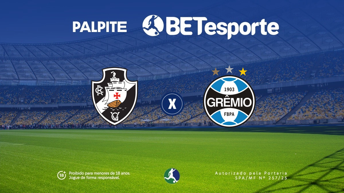 Palpite Vasco x Grêmio: análise completa e odds pelo Brasileirão