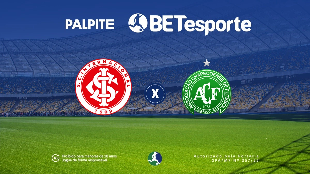 Palpite Internacional x Chapecoense: análise, odds e prognóstico