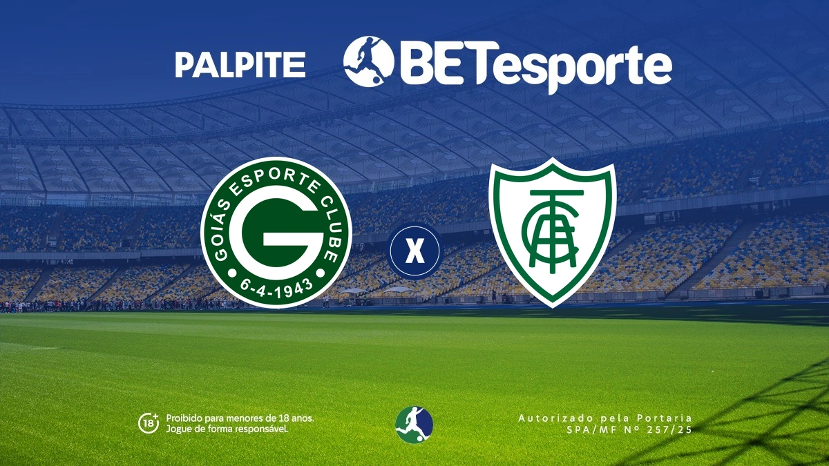 Palpite Goiás x América-MG: análise, odds e dicas de apostas
