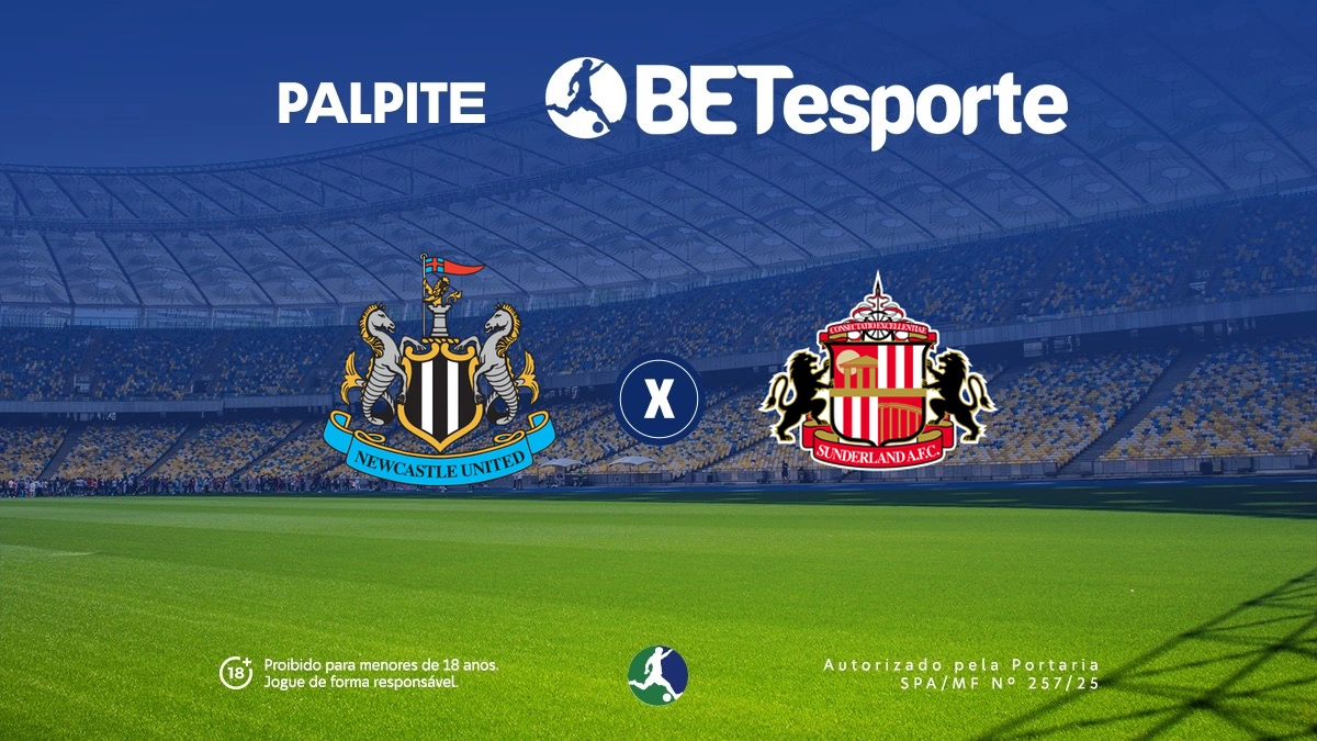 Palpite Newcastle x Sunderland: análise, odds e quem vence o clássico