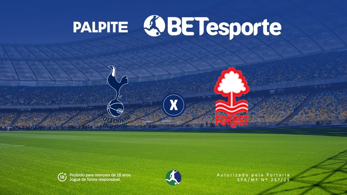 Palpite Tottenham x Nottingham: análise, odds e dicas de apostas