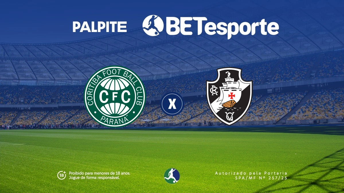 Palpite Coritiba x Vasco: análise e odds do Brasileirão 2026