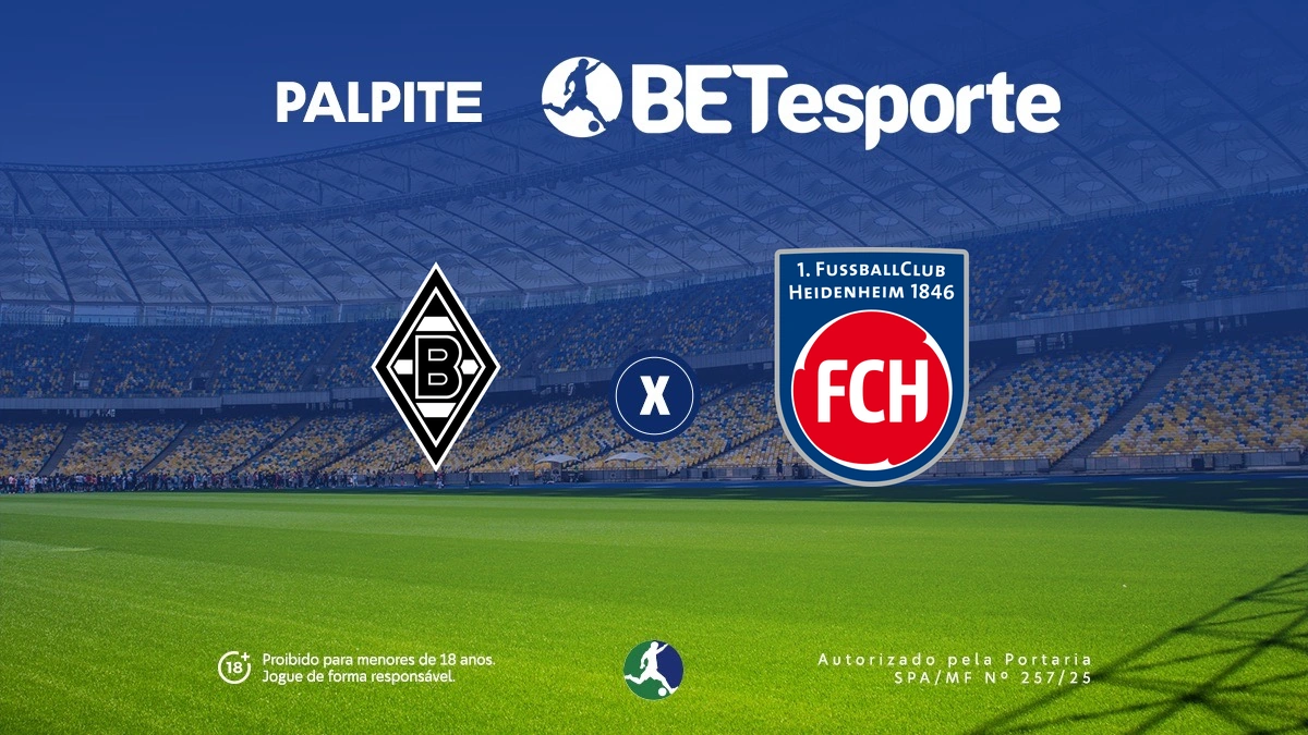 Palpite Monchengladbach x Heidenheim: análise e dicas de apostas pela Bundesliga