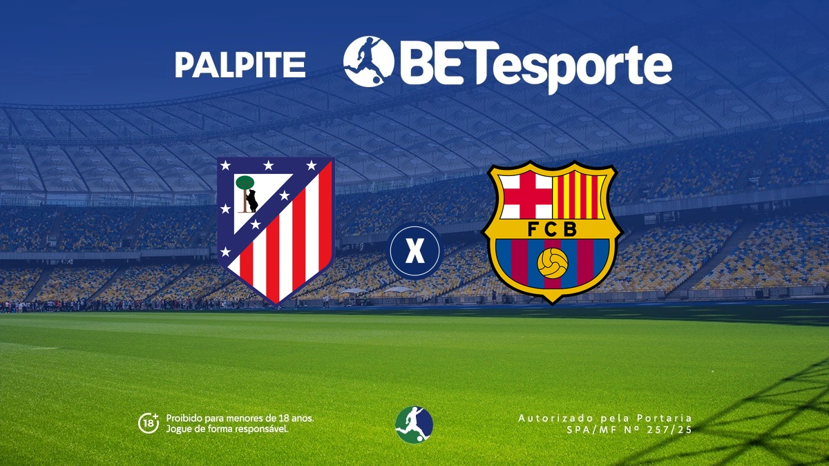 Palpite Atl. Madrid x Barcelona: análise, odds e prognóstico na La Liga
