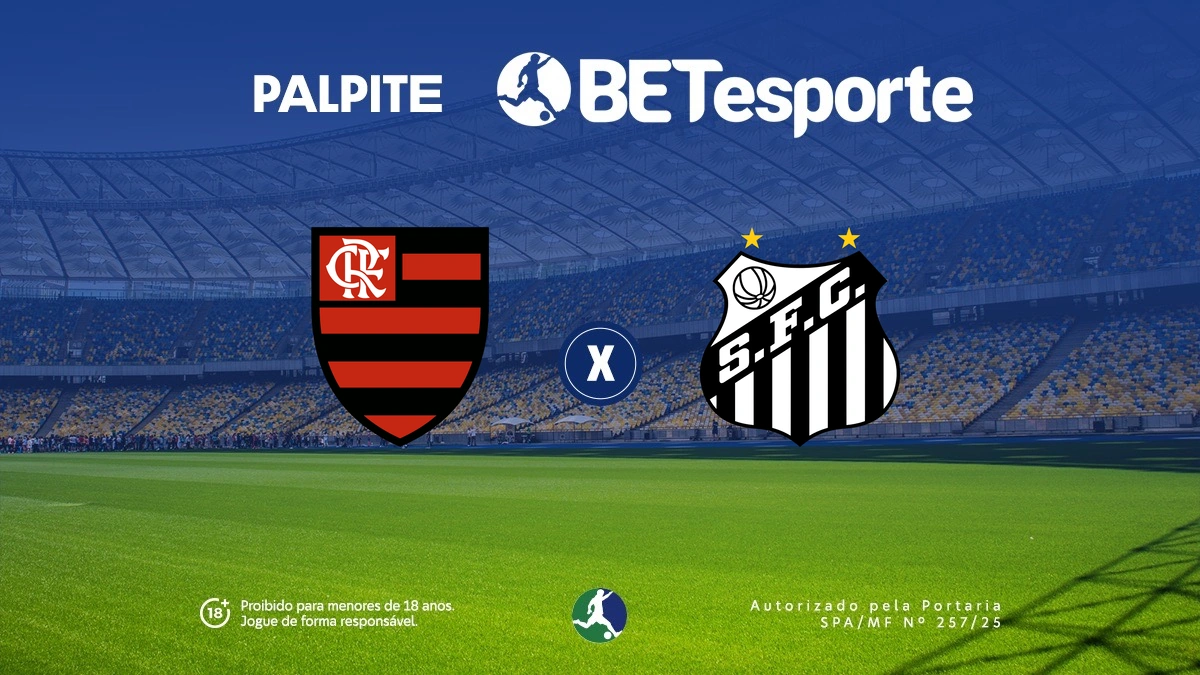 Palpite Flamengo x Santos: análise, odds e tudo sobre a 10ª rodada