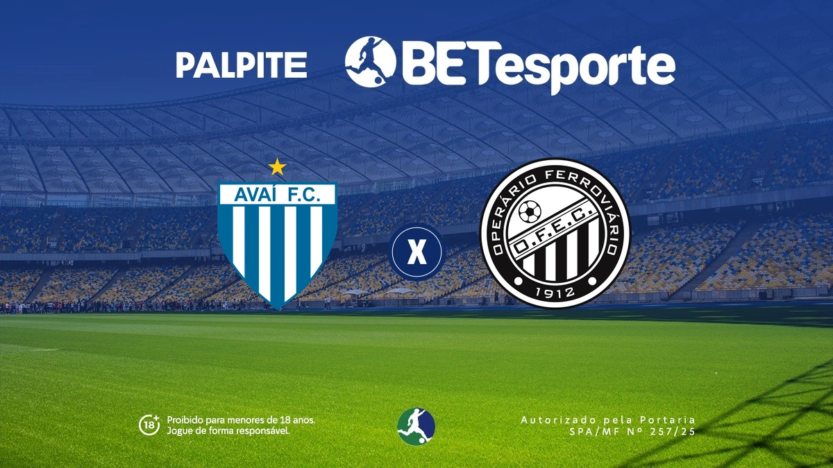 Palpite Avaí x Operário: análise, estatísticas e odds na Série B