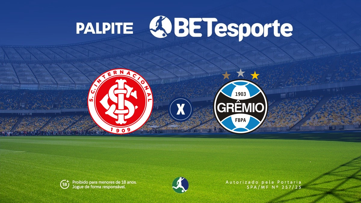 Palpite Internacional x Grêmio: análise, estatísticas e odds do Gre-Nal 2026