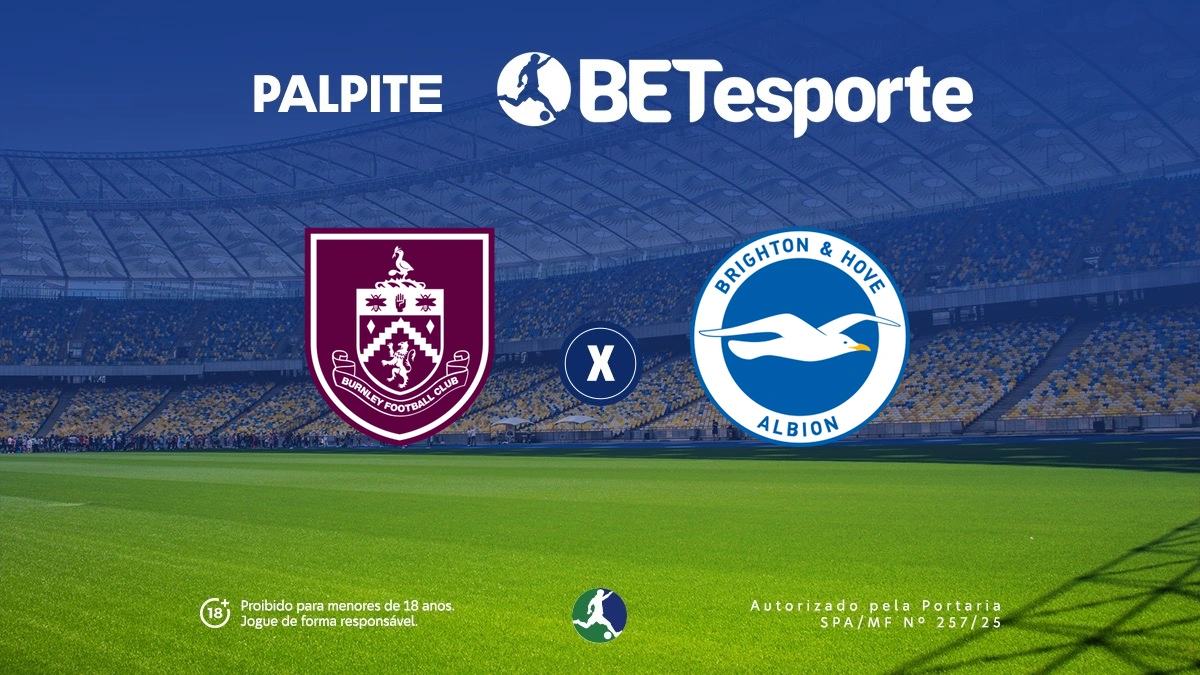 Palpite Burnley x Brighton: análise, odds e estatísticas na Premier League