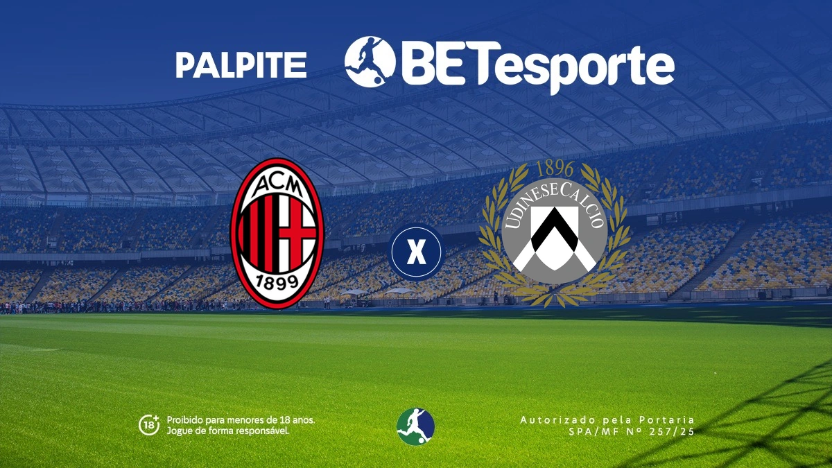 Palpite AC Milan x Udinese: análise e odds da Série A