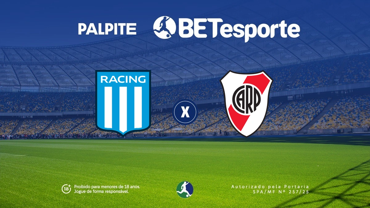 Palpite Racing Club x River Plate: análise e odds da Superliga 2026
