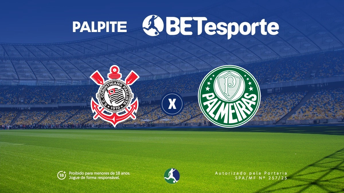 Palpite Corinthians x Palmeiras: odds e análise do Derby no Brasileirão 2026