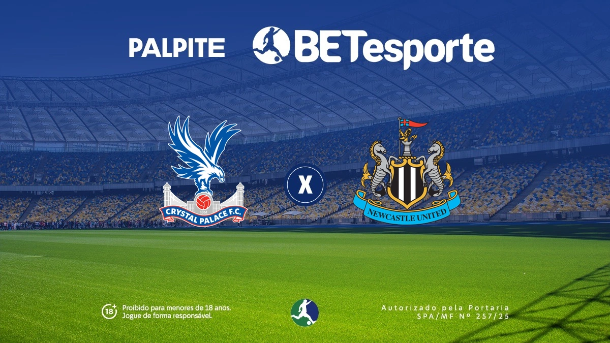 Palpite Crystal Palace x Newcastle: escalações e transmissão da Premier League