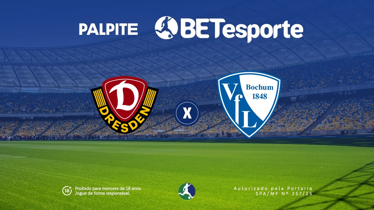 Palpite Dresden x Bochum: análise, odds e dicas de apostas