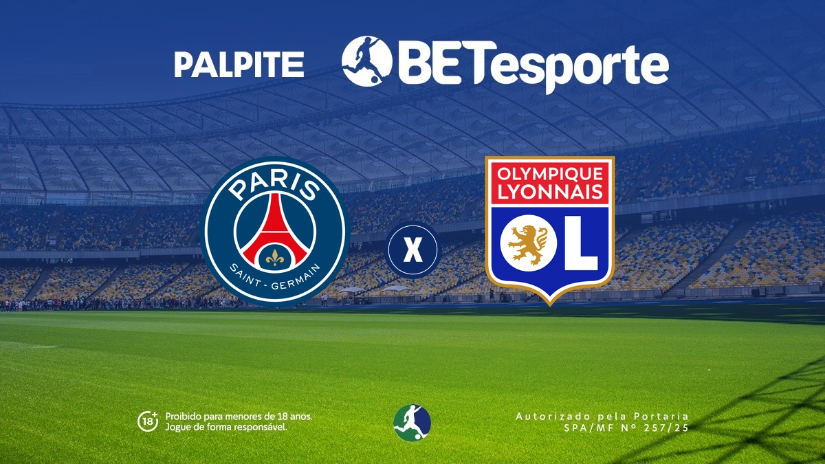 Palpite PSG x Lyon: análise, odds e estatísticas na Liga 1