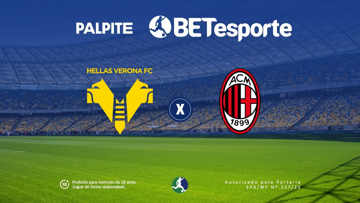 Palpite Verona x AC Milan: análise e odds na Série A