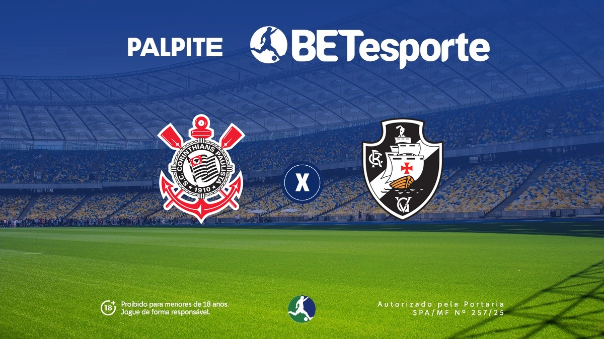 Palpite Corinthians x Vasco: análise, odds e prognóstico completo