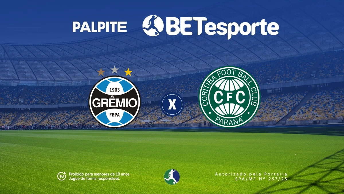 Palpite Grêmio x Coritiba: análise, Odds e prognóstico Completo