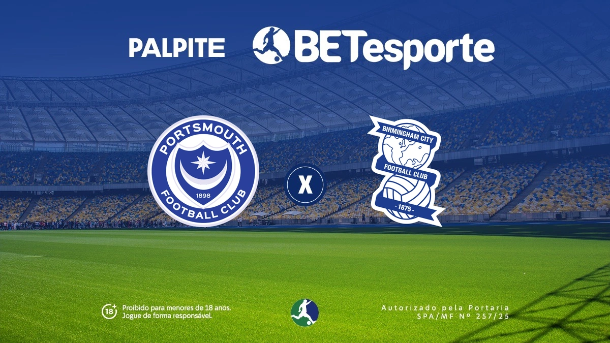 Palpite Portsmouth x Birmingham: análise e prognóstico na Championship