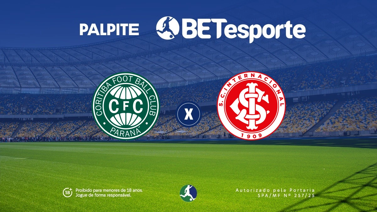 Palpite Coritiba x Internacional: análise e odds do Brasileirão 2026