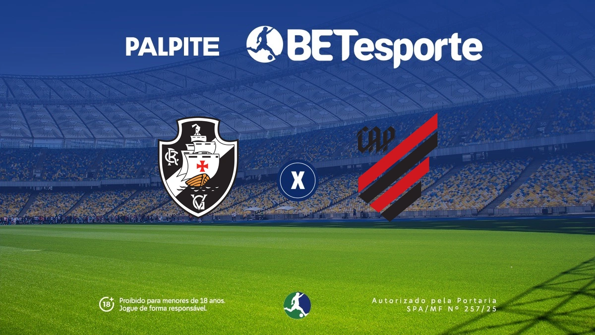 Palpite Vasco x Athletico-PR: análise e odds pelo Brasileirão